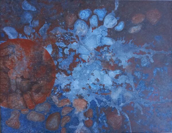 Schilderij physical properties van kunstschilder Riebo Rietema