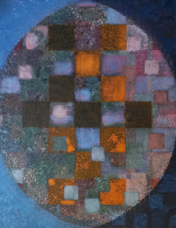 Schilderij resolving opposites van kunstschilder Riebo Rietema