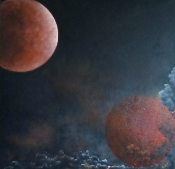 Volcanic eclipse