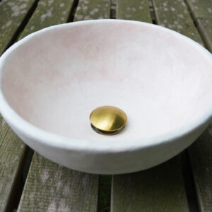 Elegante handgemaakte Tadelakt waskom